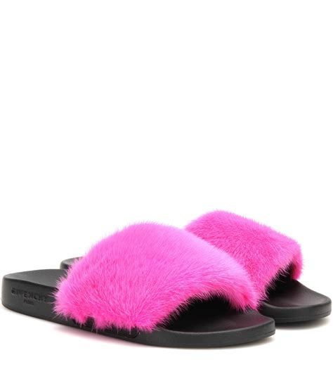 givenchy fur slides dupe|givenchy slides for women.